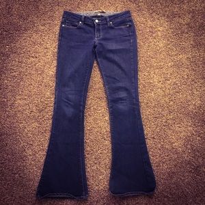 Dark wash Paige bootcut jeans