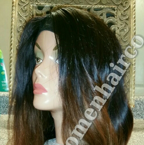 Brazillian body wave u part wig middle parting