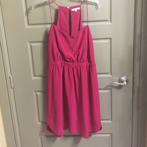 Madewell Silk Dress, Fuschia, size 12