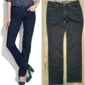 Madewell Rail Straight Jeans In Dark Wash! Sz 30