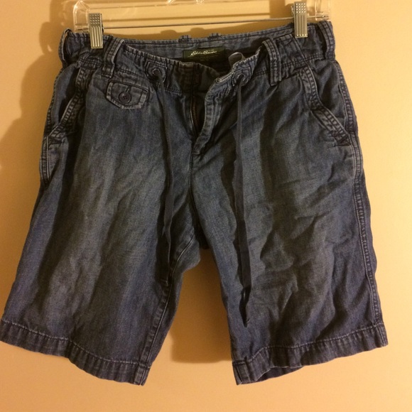 Eddie Bauer Bermuda jean shorts