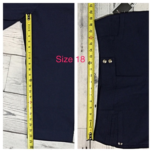 Style & Co Blue Capris 💕 - Picture 4 of 4