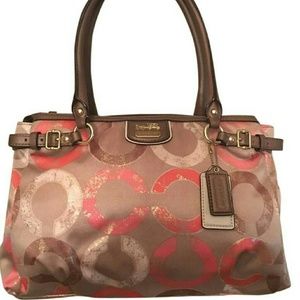 Coach signature op art bag