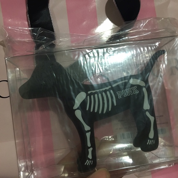 Victoria's Secret mini Halloween skeleton dog