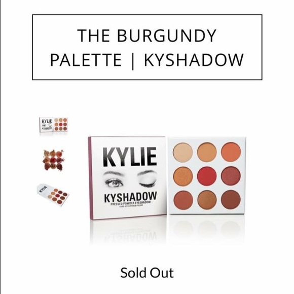 SOLD OUT !! Kylie Cosmetics Burgandy Pallet