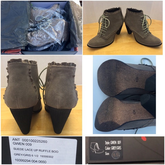 🎀 Messeca Hettie Ankle Boots booties suede *final - Picture 2 of 4