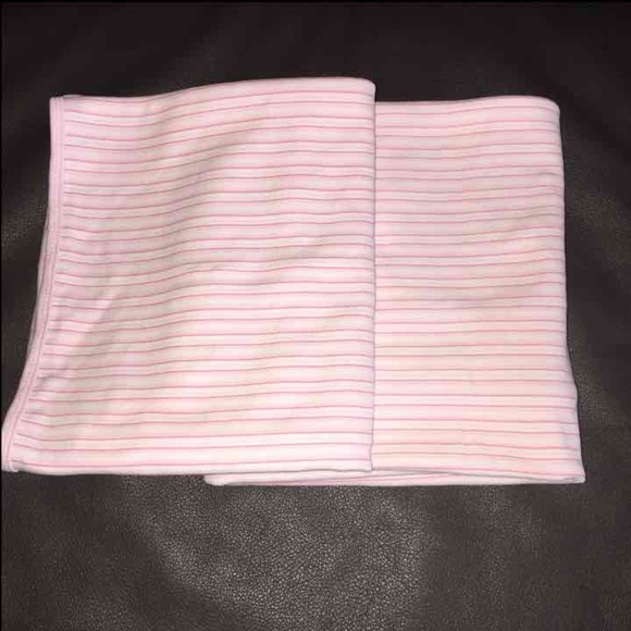 Pink receiving blanket