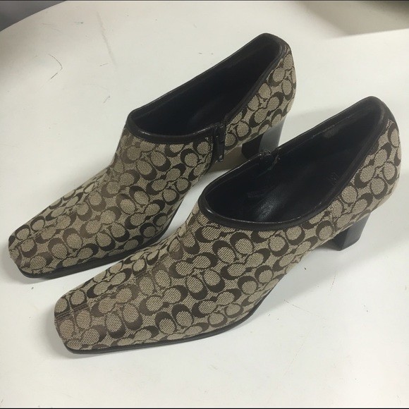Coach Signature Ankle Boots