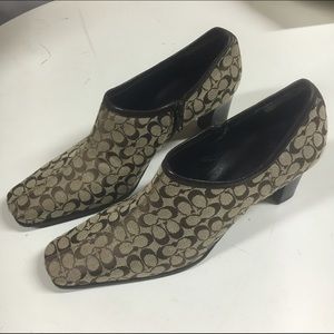 Coach Signature Ankle Boots