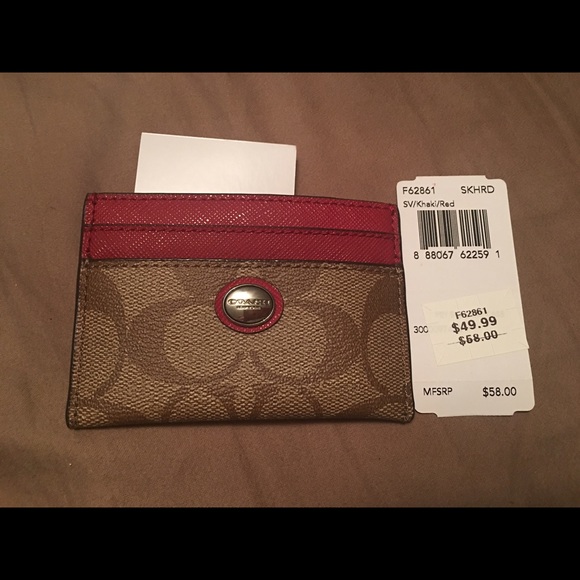 Coach credit card holder