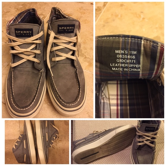 Sperry Leather Chukka Style Shoes