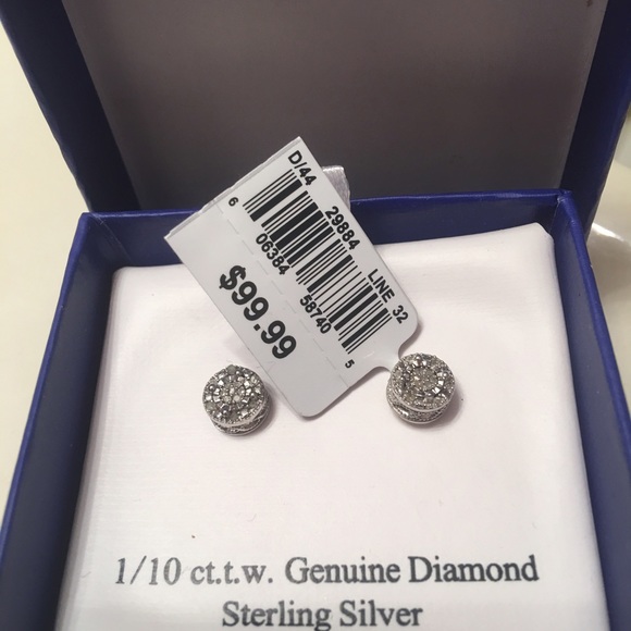 Genuine Vintage-style Diamond stud earrings