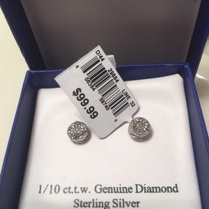 Genuine Vintage-style Diamond stud earrings