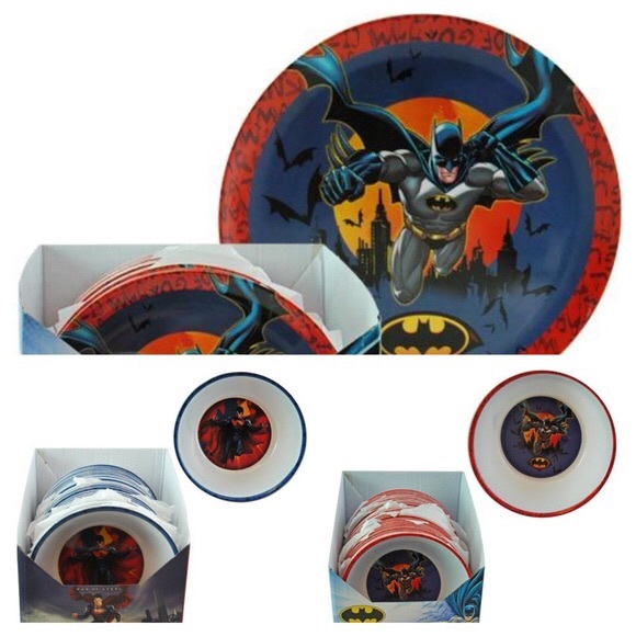 Batman Superman dinnerware🎈 Party's 🎄 kids🎁