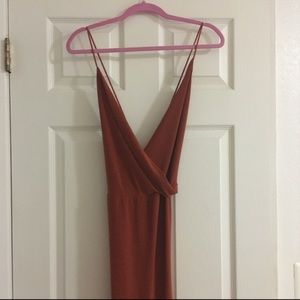 Rust colored long dress