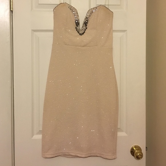 Cream Cocktail Dress