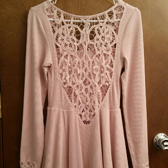 Free People Lace Back Dress - Picture 1 of 4