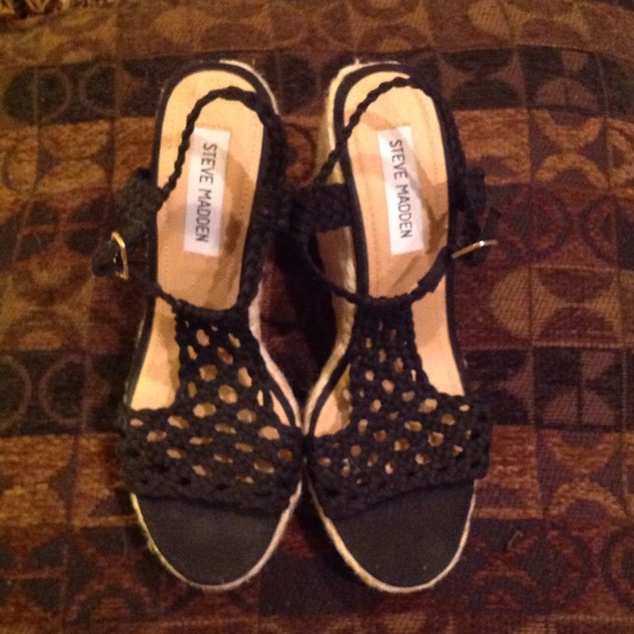 Black espadrilles Steve Madden