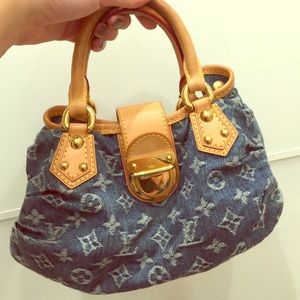 Louis Vuitton Pleaty Denim bag