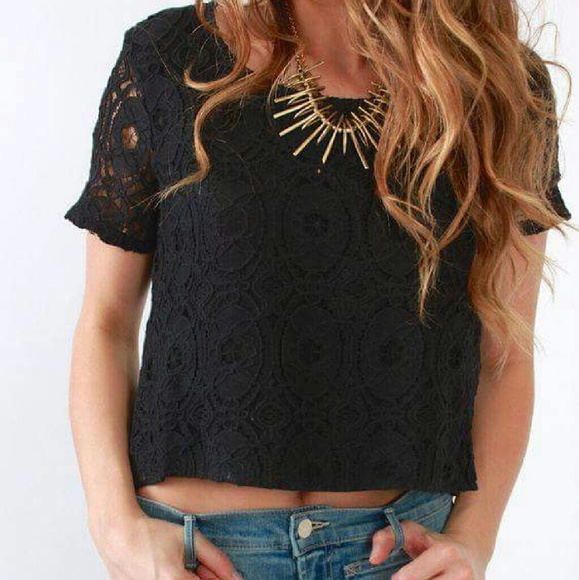Mink Pink ," Before midnight black top" - Picture 1 of 4