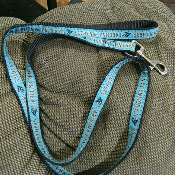 Carolina Panthers dog leash 4' long