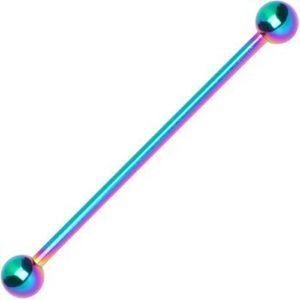 14g Anodized Surgical Steel Industrial Bar