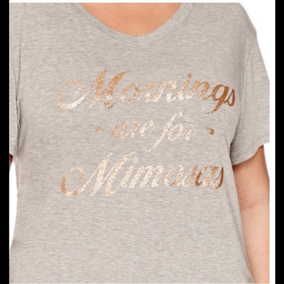 BUNDLE Mornings are for Mimosas' Graphic Plus Tee - Picture 2 of 4