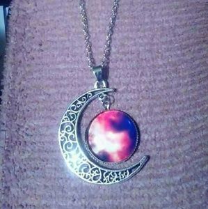 New Alloy Moon Necklace