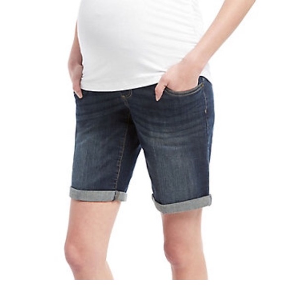 Oh Baby by Motherhood Shorts Nwt Maternity Denim Jean Bermuda