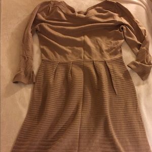 Limited tan sweater dress