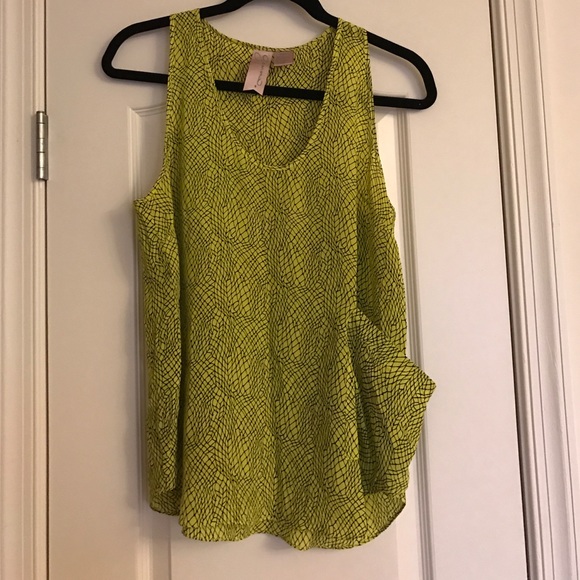 Gemma silk neon tank with pocket