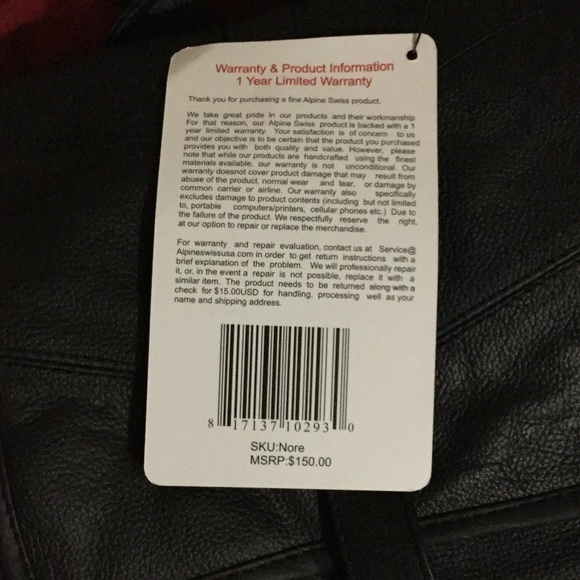 Alpine Swiss Backpack/ Rucksack - Picture 2 of 4