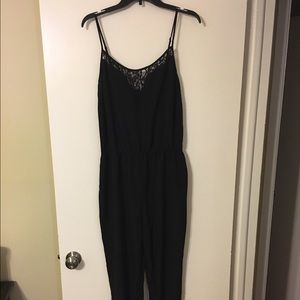 NWT Black lace jumpsuit!