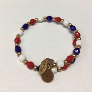 Red, White, and Blue Alex and Ani bracelet