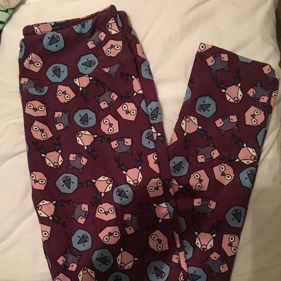 LulaRoe woodland animal leggings