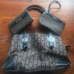 Fossil purse, wallet and wristlet