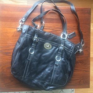 Leather Coach purse