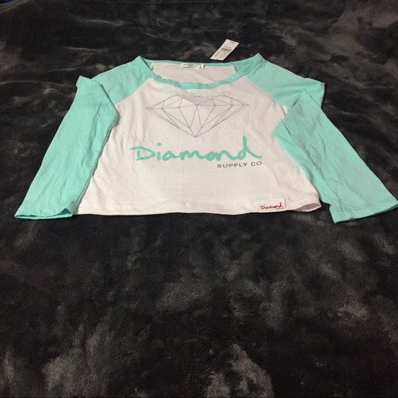 Crop top diamond shirt
