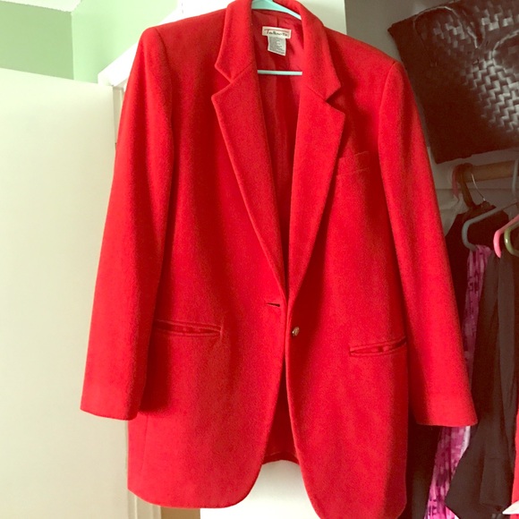 Red blazer