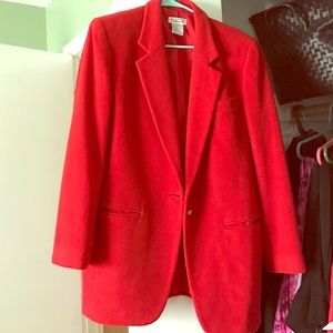 Red blazer