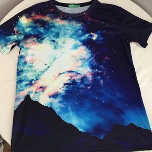 Aideaone Space Galaxy Tshirt