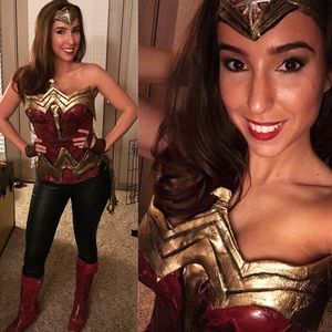 Just showing off our home made costumes!
