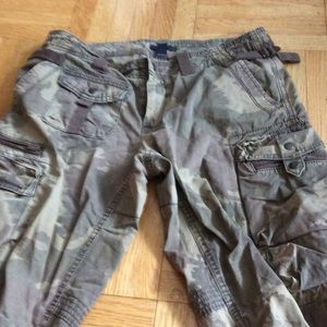 Cargo camoflage jeans