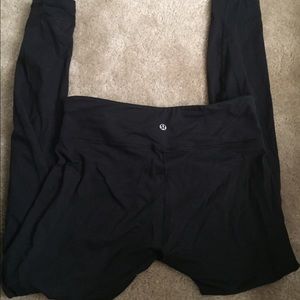 Lululemon Black Wunder Under Full Length