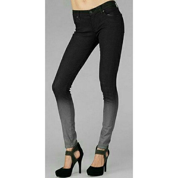7 For All MankindSkinny Gunmetal Ombre Jeans

Size