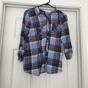 Maternity flannel top