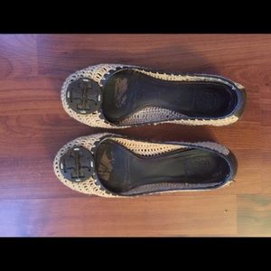 Tory Burch crochet flats