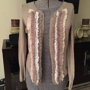 Banana Republic Ruffled Sweater