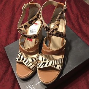 Zebra and Leopard Wedges!