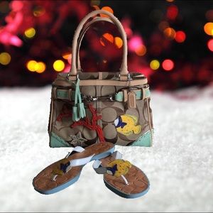 Coach Limited Edition Fish and Coral Bag